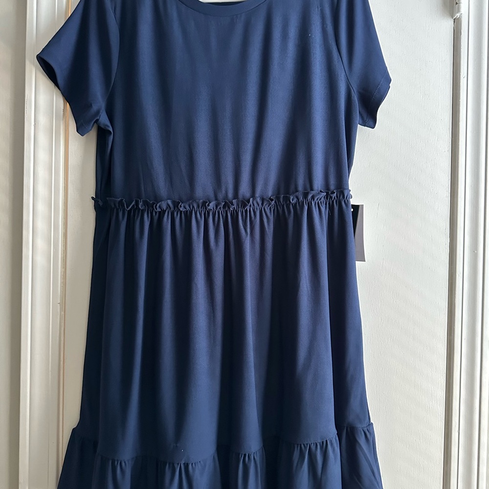 As U Wish Navy Blue Casual Women’s Dress